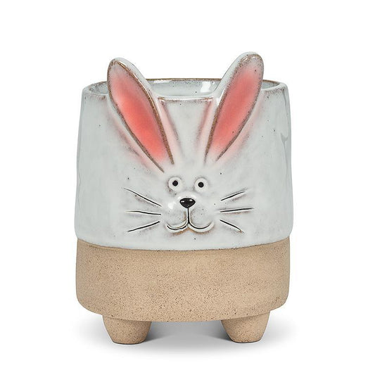 Lrg Bunny w/ Ears Planter 5.5"