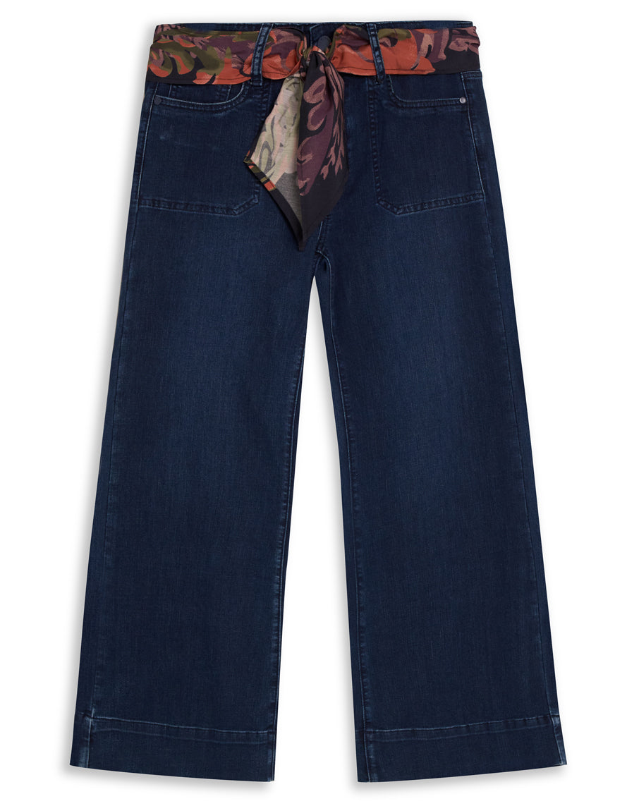 ROBIE - HIGH WAIST WITH BELT / ANKLE PANT / FLARE LEG