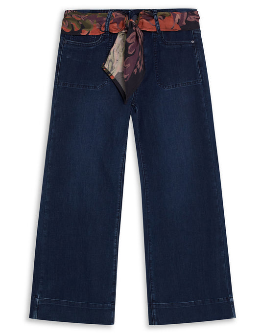 ROBIE - HIGH WAIST WITH BELT / ANKLE PANT / FLARE LEG