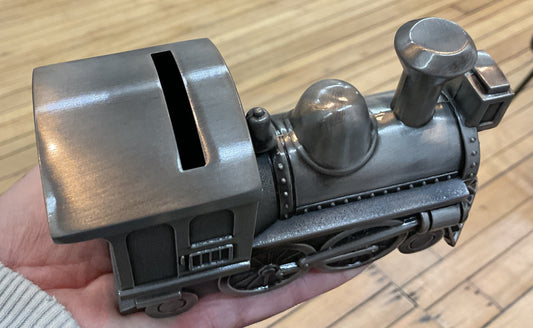 Pewter Locomotive Bank - 36289H