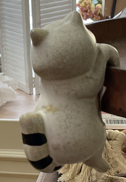 Climbing Raccoon Pot Hanger 4"