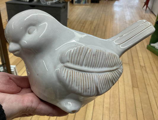 Ceramic Leaf Bird 16779