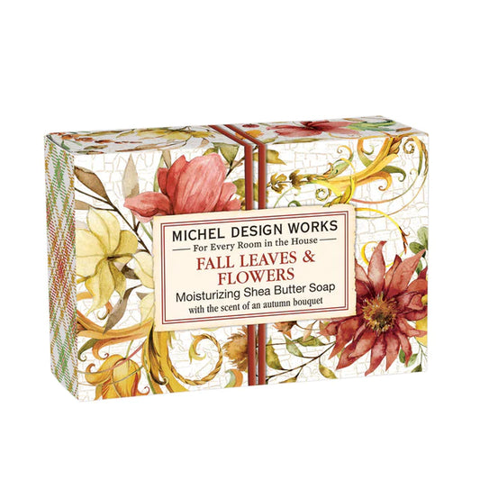Fall Leaves & Flowers Boxed Soap  4.5oz