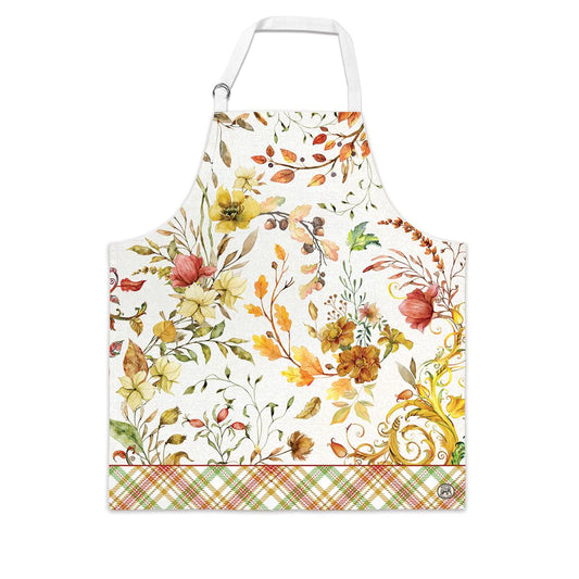 Fall Leaves & Flowers Apron