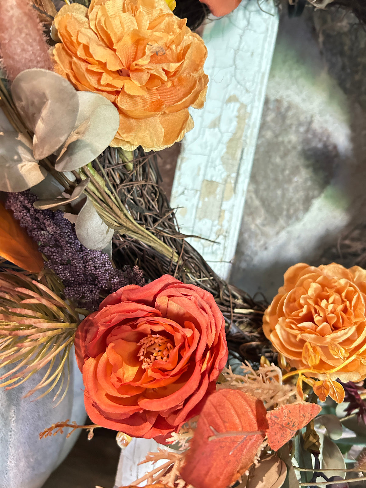 Autumn Harvest Floral Wreath