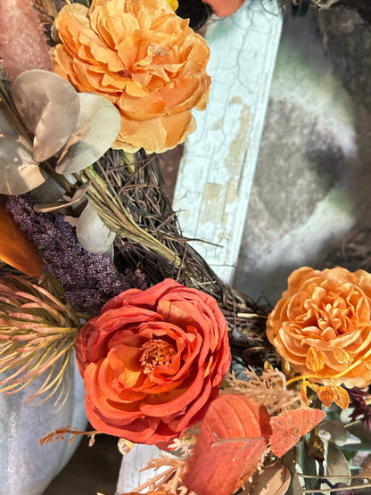 Autumn Harvest Floral Wreath
