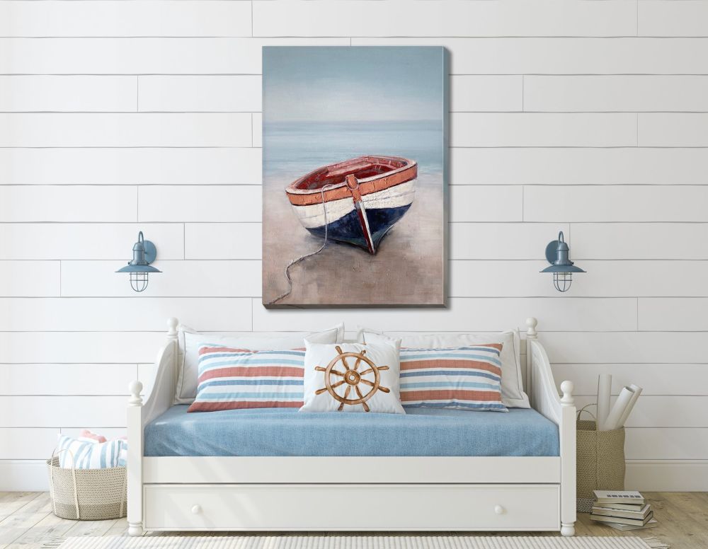 Canoe on Shore 28 x 40