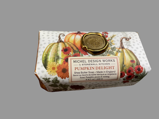 Pumpkin Delight Large Bath Soap Bar  8.7 oz