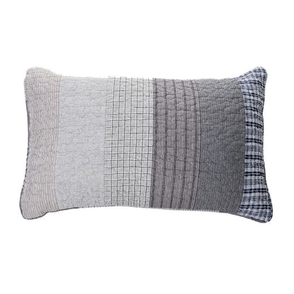 Edward Striped Reversible Quilt QUEEN