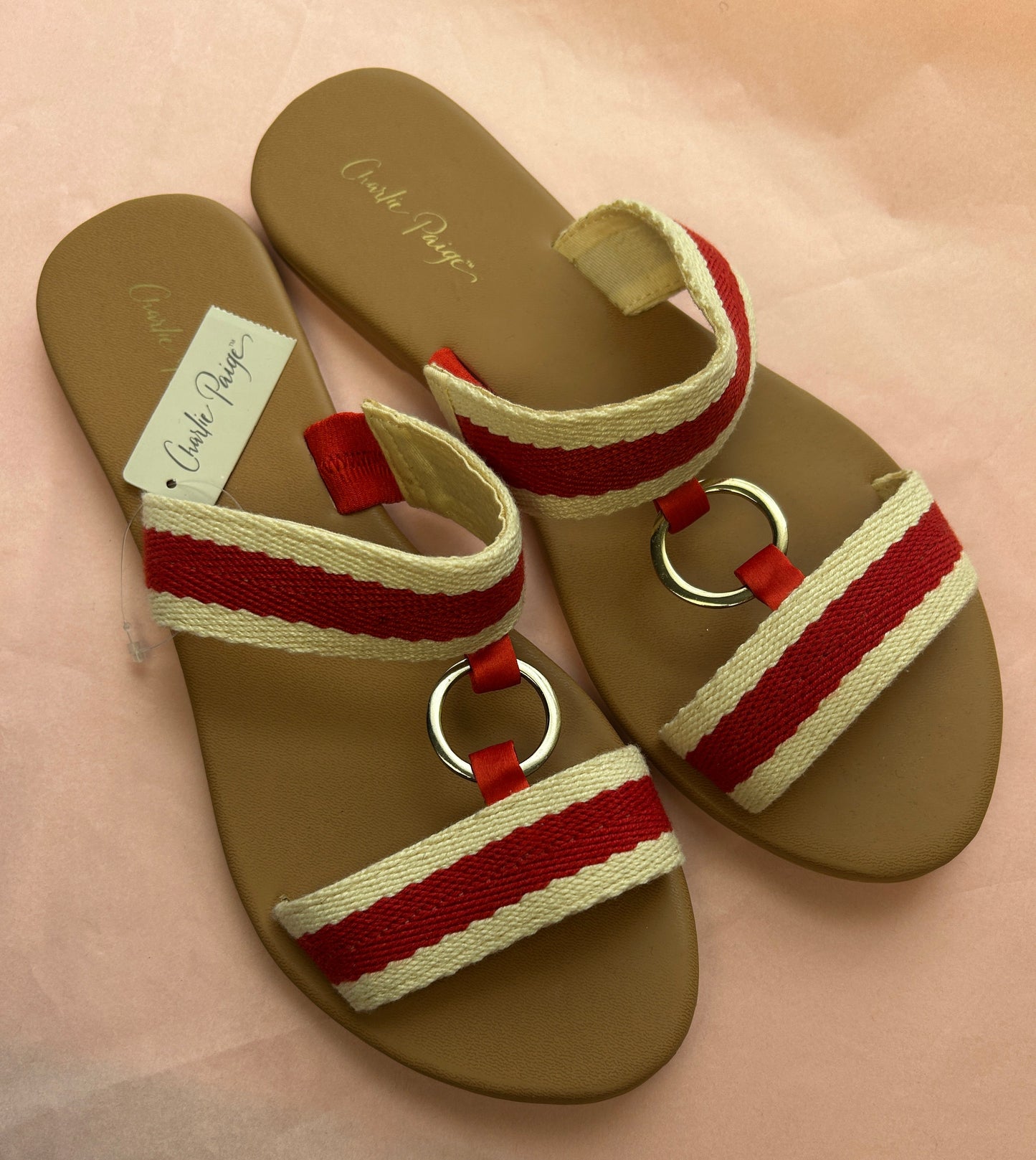 Textile Sandal Red