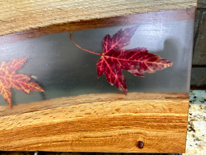 "Harvest & Oak" Charcuterie Board w/ Epoxy