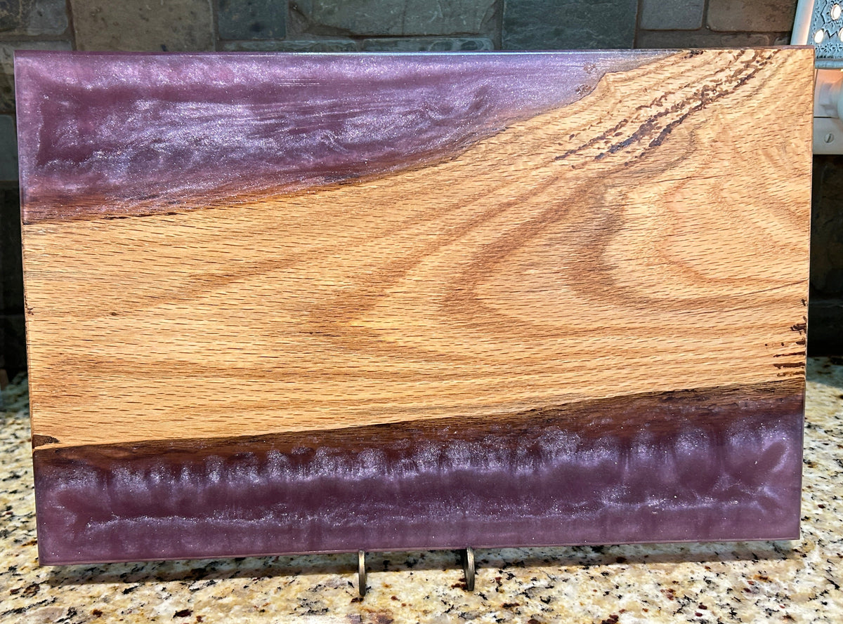 "Mulberry & Oak" Charcuterie Board w/ Epoxy