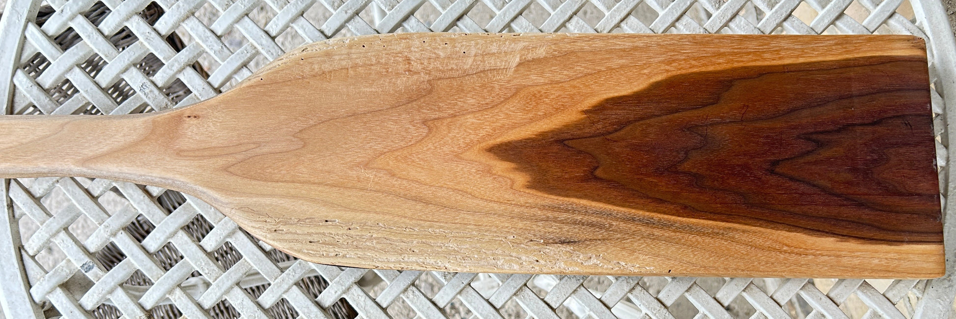 Wooden cutting board - back