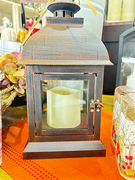 Lantern LED/Timer 52531  10 x 6"