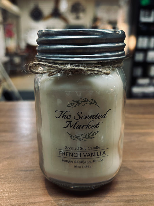 French Vanilla - Soy Wax Candle 16oz
