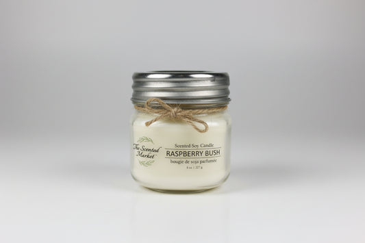 Raspberry Bush  8oz Soy Wax Candle
