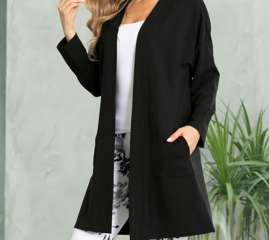 BOYFRIEND CARDIGAN BLACK