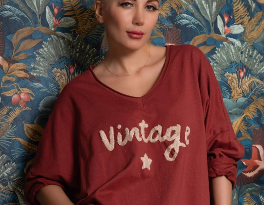 Vintage French terry - RUST