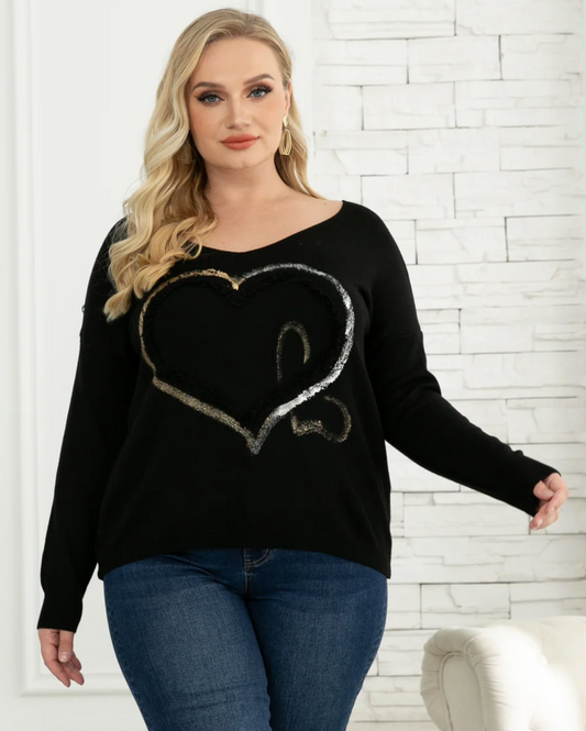 Aphrodite Sweater- BLACK
