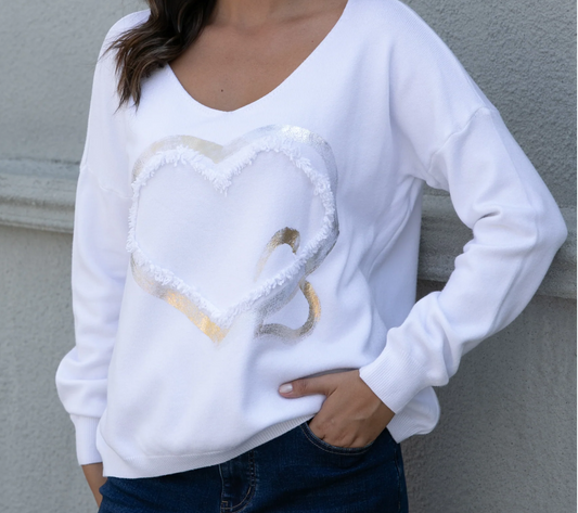 Aphrodite Sweater- WHITE