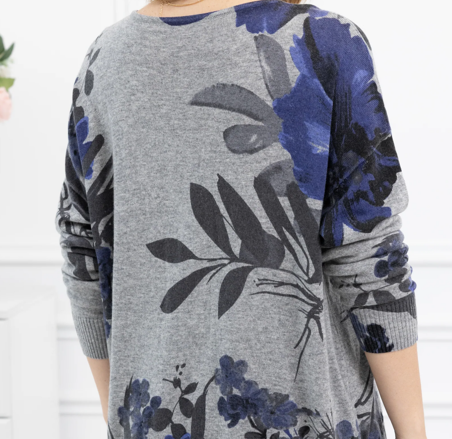 Cashmere Feel top Blue