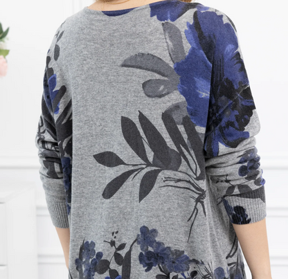 Cashmere Feel top Blue