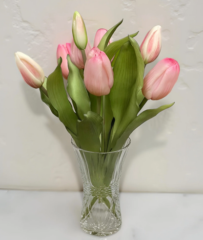 12" Fresh Touch Tulip Bundle - Pink Formosa