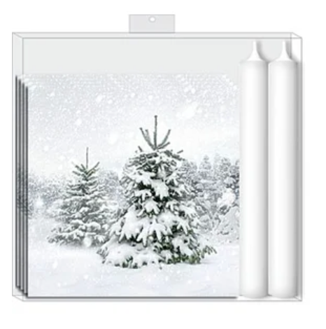 Napkin & Candle Gift Set