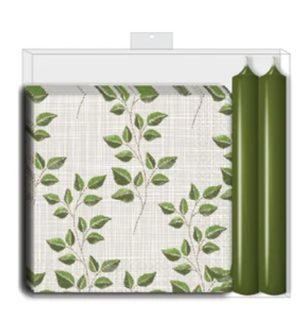 Napkin & Candle Gift Set