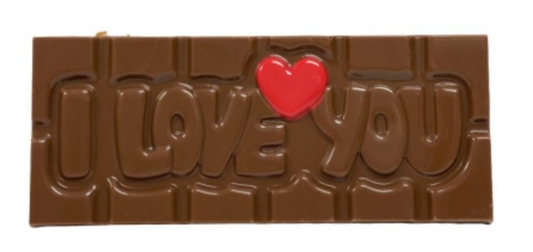 I Love You Chocolate Bar 50g