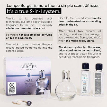 Round Clear Lampe Gift Set