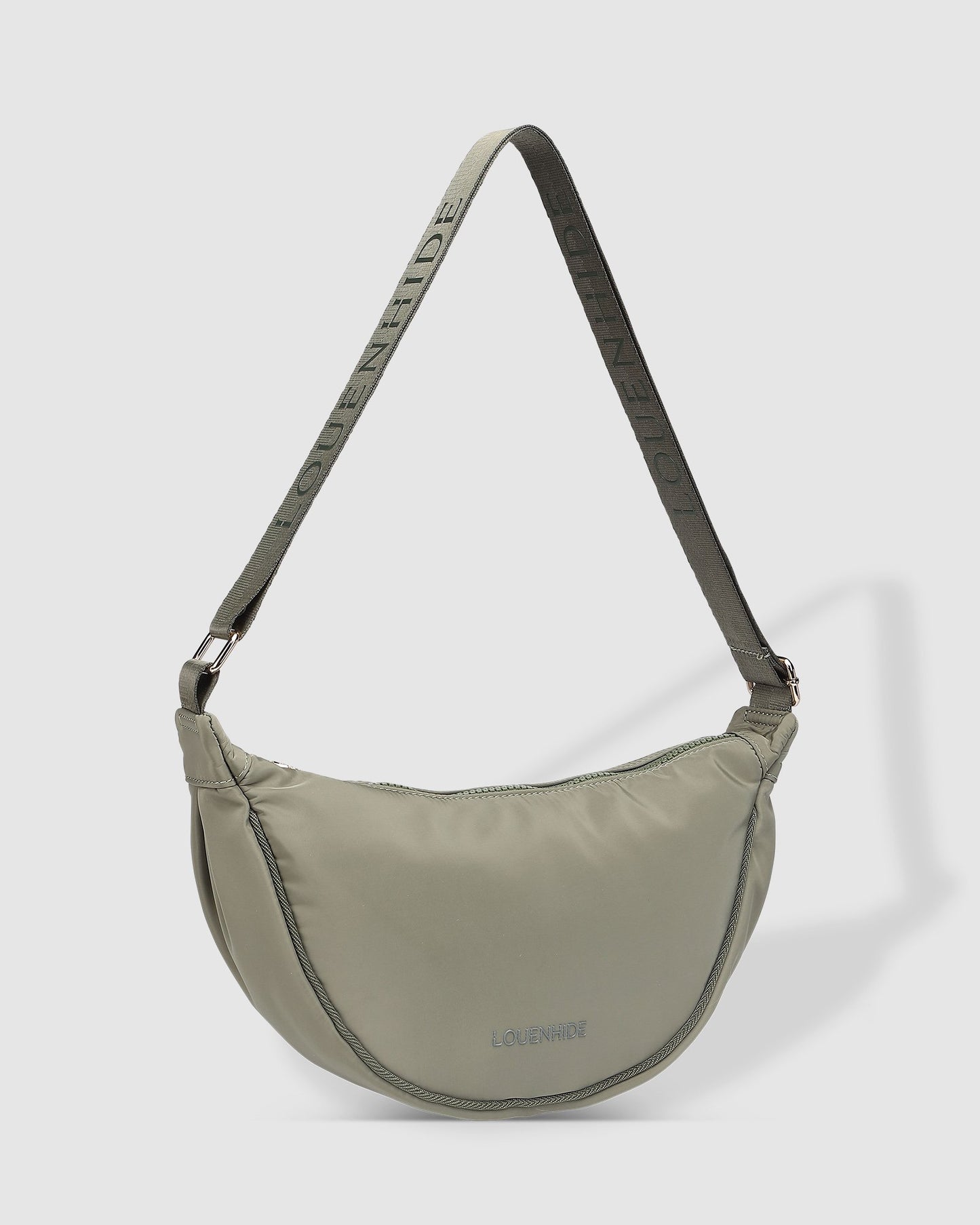Sylvia Nylon Sling Bag - Khaki