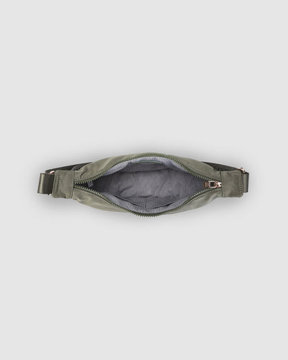 Sylvia Nylon Sling Bag - Khaki
