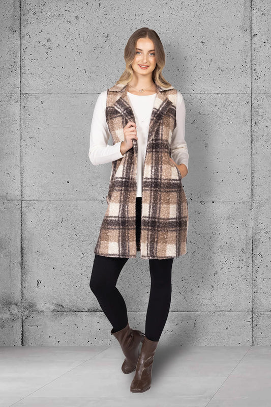 LONG VEST JACKET V4867