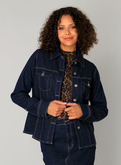 Camila Dark Rinse Denim Jacket