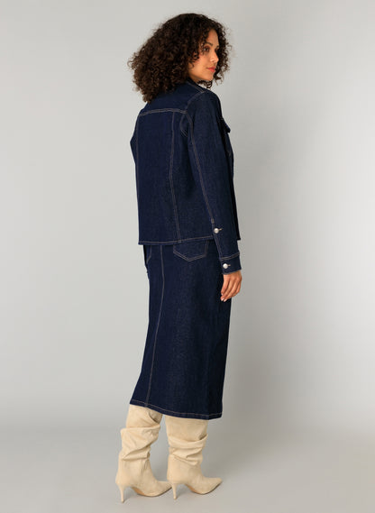 Camila Dark Rinse Denim Jacket
