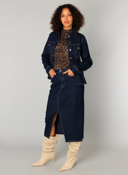 Camila Dark Rinse Denim Jacket