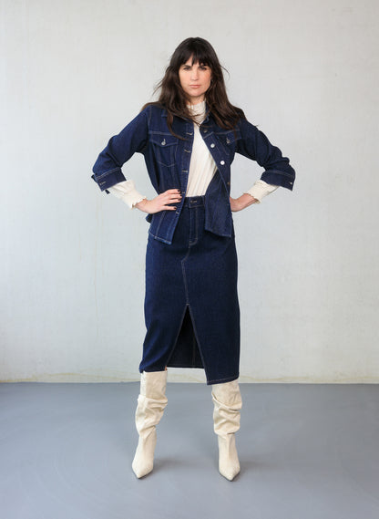 Camila Dark Rinse Denim Jacket