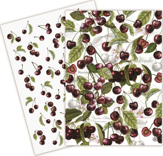 Dark Cherry Kitchen Towels