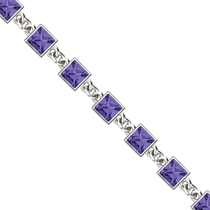 Val Bracelet Sm Square B2099 Tanzanite