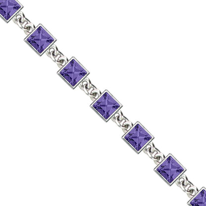 Val Bracelet Sm Square B2099 Tanzanite