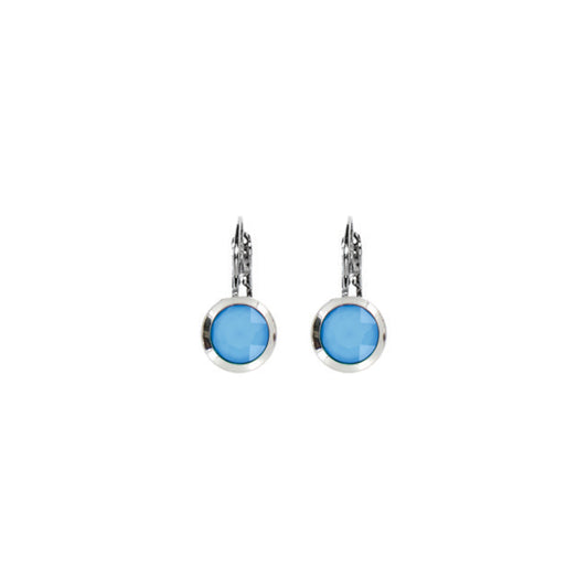 Euroback Earring Sm Rnd E2713 Sumblue