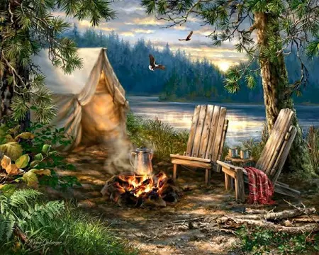 Evening at  the Lake 500 pc Puzzle