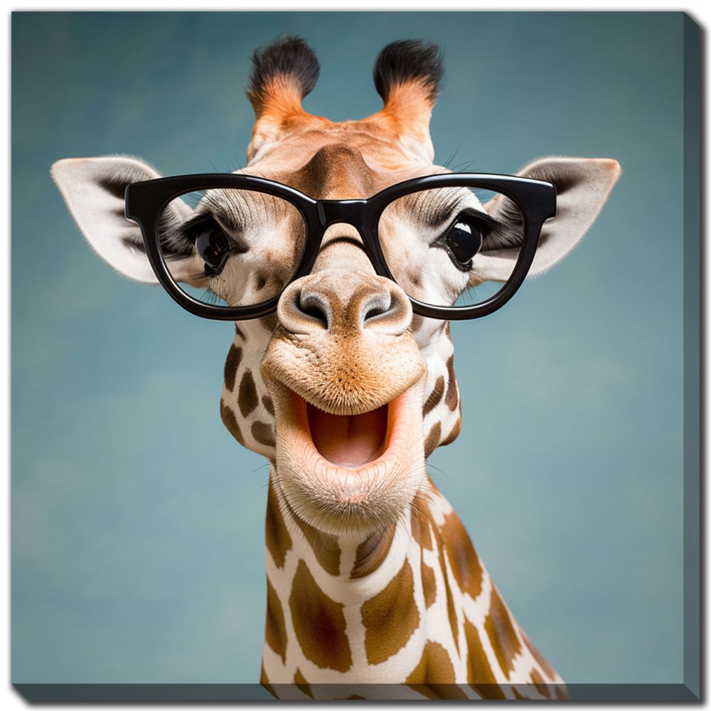 Giraffe Glasses 24x24 CE744