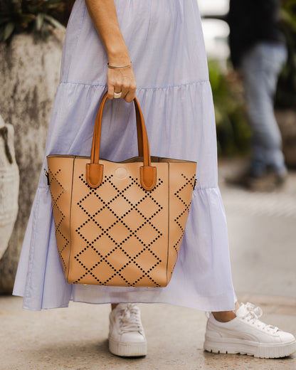 Bermuda Tote Bag - Camel