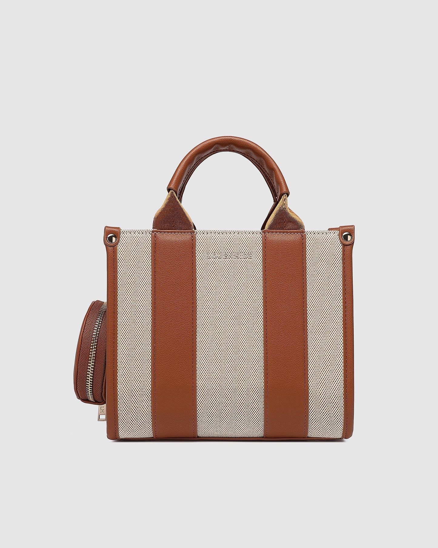 Manhattan Mini Tote Bag - Natural Tan Canvas