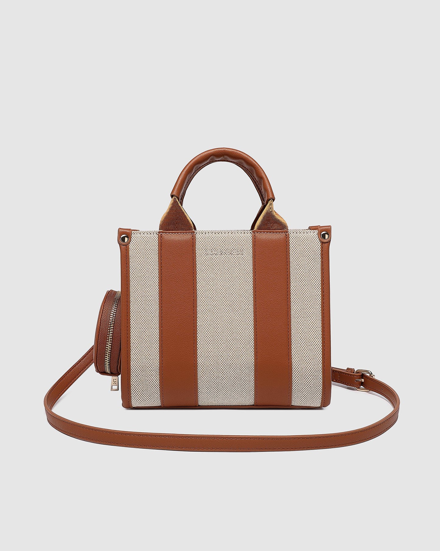 Manhattan Mini Tote Bag - Natural Tan Canvas