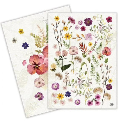 Pressed Flowers Kitchen Towels