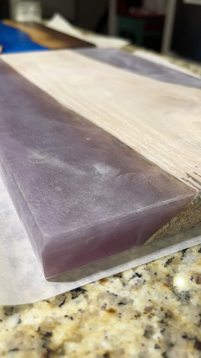 "Mulberry & Oak" Charcuterie Board w/ Epoxy