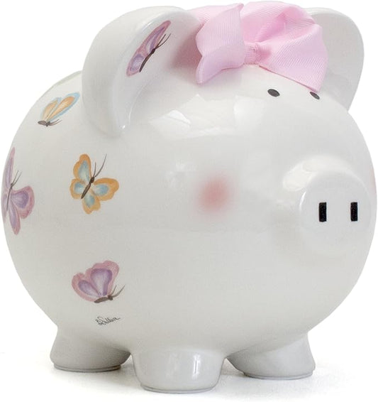 Petite Papillion Piggy Bank 36891